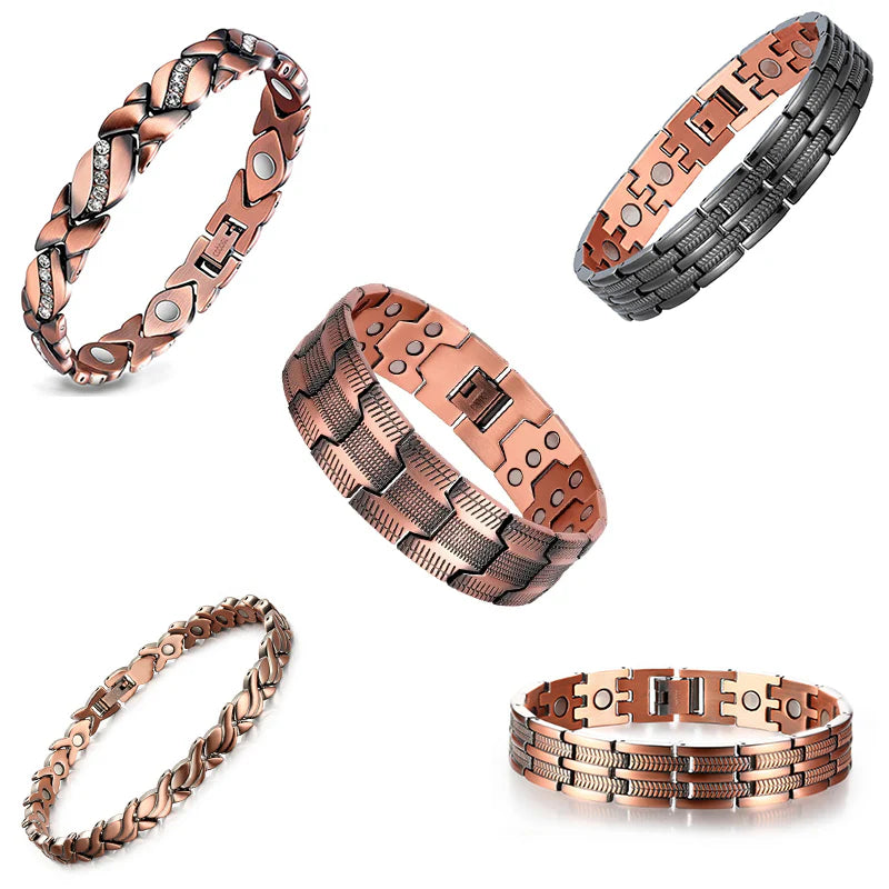 Copper magnetic bracelet——Relieve fatigue and promote blood circulation