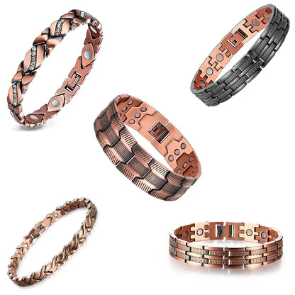 Copper magnetic bracelet——Relieve fatigue and promote blood circulation