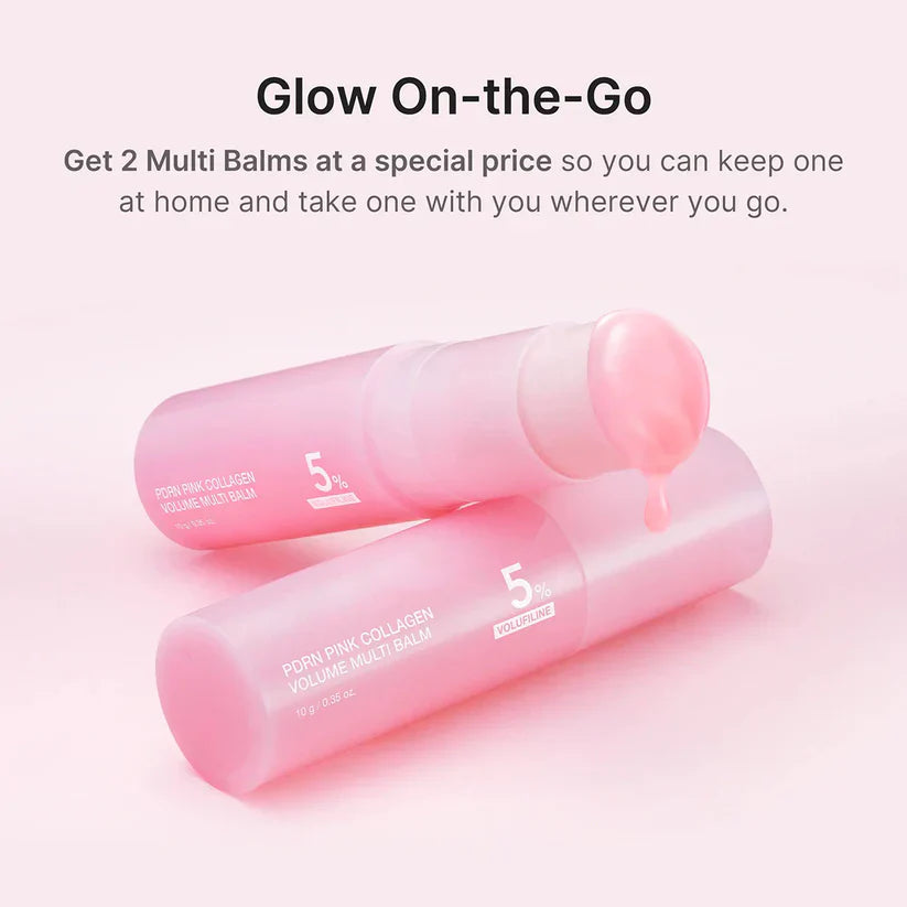 💄Furnibble™ Pink Collagen Volume Balm Stick with 5% Volufiline 💖