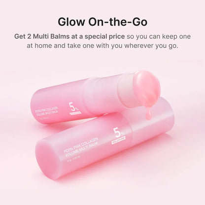💄Furnibble™ Pink Collagen Volume Balm Stick with 5% Volufiline 💖