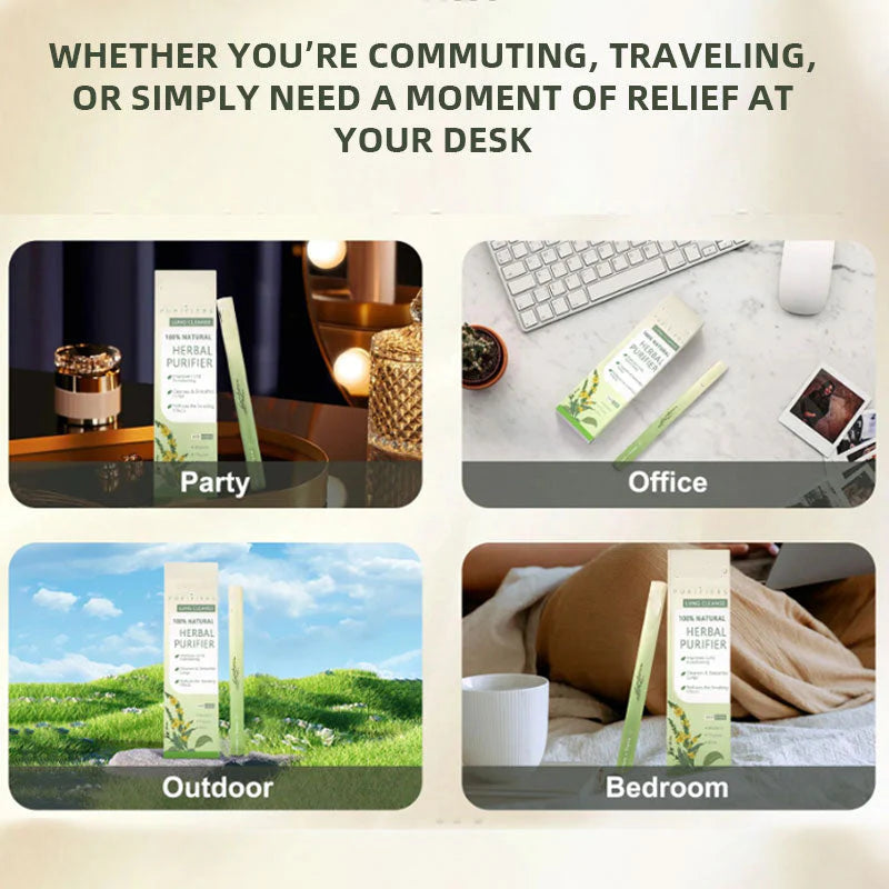 Mullein Relaxation Stick – Soothes Lungs, Detoxifies, Freshens Breath