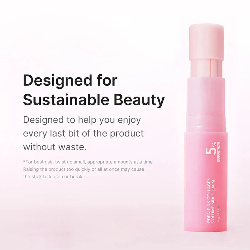 💄Furnibble™ Pink Collagen Volume Balm Stick with 5% Volufiline 💖