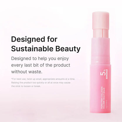 💄Furnibble™ Pink Collagen Volume Balm Stick with 5% Volufiline 💖