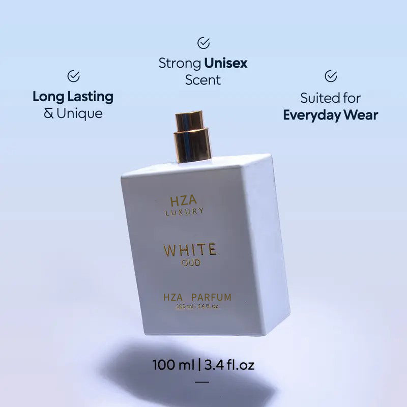 Luxury's White Oud Unisex  Parfum | Orange, Freesia & Wood Notes | Made with Clean & Natural Essential Oils