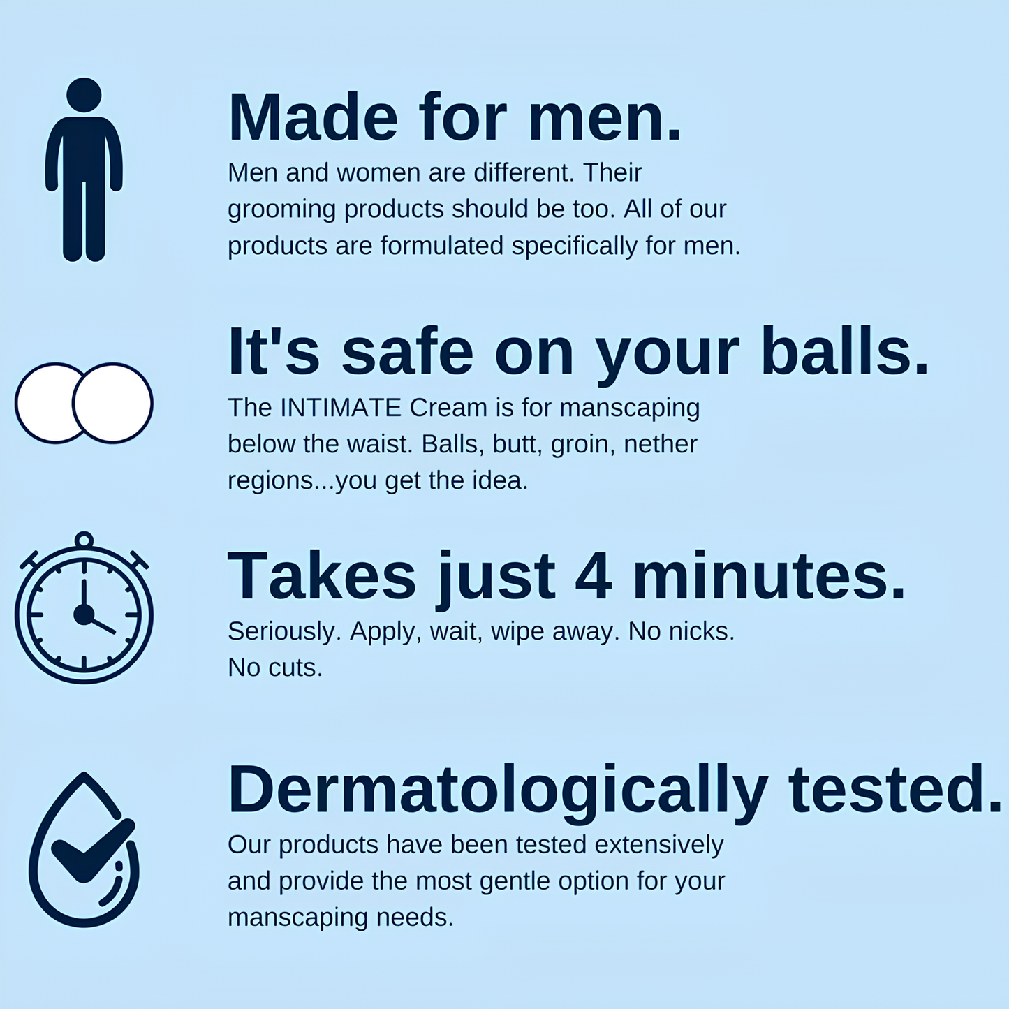 Men's Intimate Hair Removal Cream