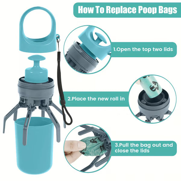Portable Poop Scooper with Bags